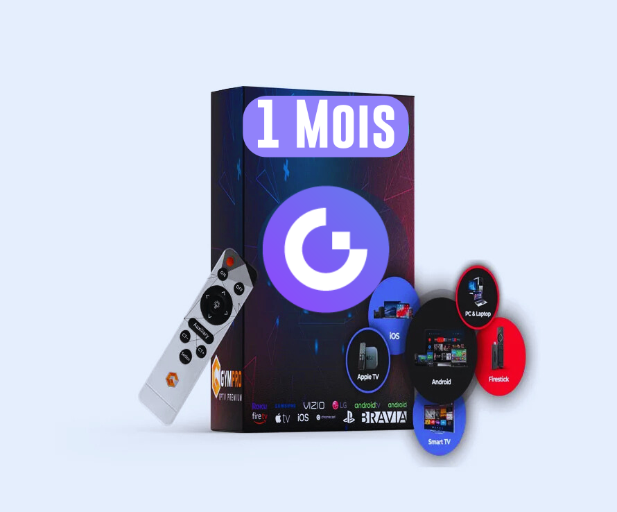 Abonnement IPTV 1 Mois GalyTV